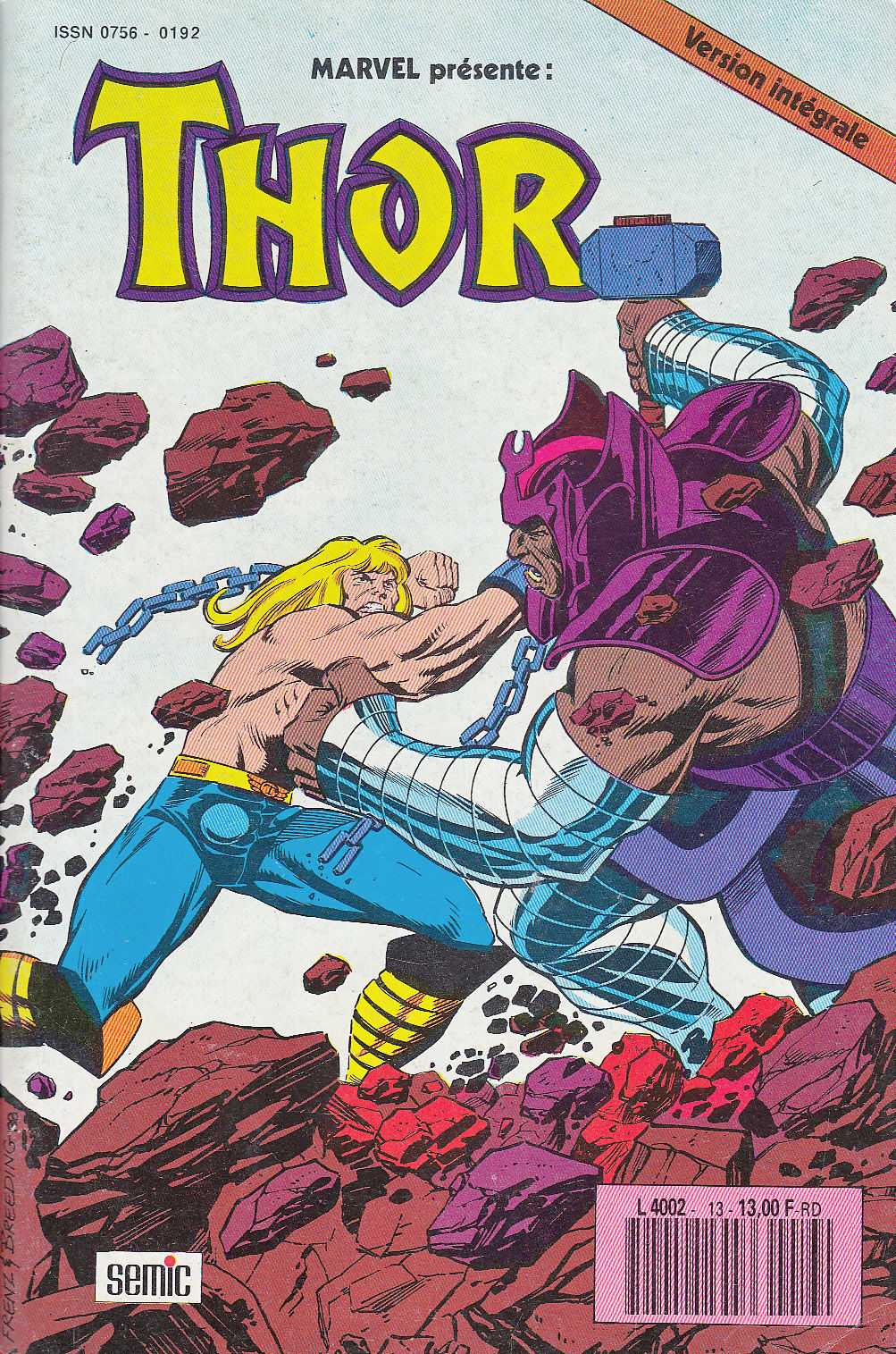 Scan de la Couverture Thor 3 n 13